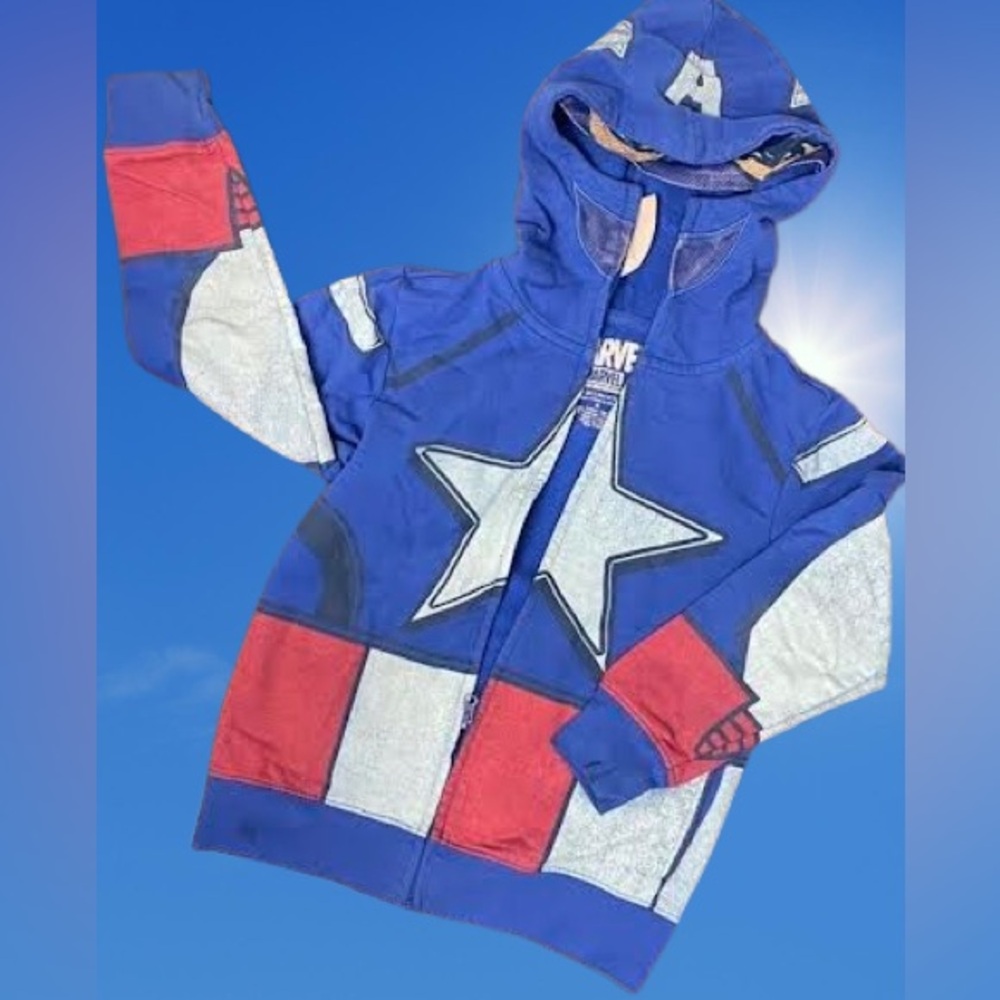 🇺🇸🛡⭐️Boys Marvel Hoodie - Picture 2 of 9